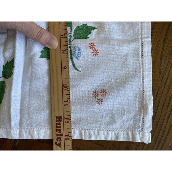 Vintage Hand painted Table Runner With Cinderella Blue Bird & Leaf Design - Picture 6 of 6